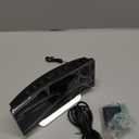 Projection Alarm Clock with FM Radio, USB Charging Port, 0-100% Dimmer, Dual Alarms, HD LED Display, 30 Preset Stations, Sleep Timer, 5 Alarm Sounds, Snooze, Curved Screen, Digital Clock for Bedroom (Blue)