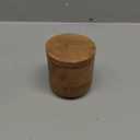 NIRMAN Acacia Wood Wooden Jewelry Boxes, Wedding Ring Jewelry Boxes for Anniversary Engagement Wedding Christmas (3" x 3" x 3.5")