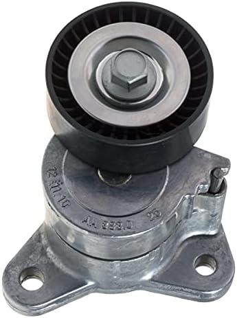 AUQDD 39053 Belt Tensioner and Pulley Assembly (2.4L L4)Fit For 11-14 Chrysler 200/07-10 Sebring /08-14 Dodge Avenger /07-12 Caliber /09-20 Journey /07-17 Jeep Compass Patriot /08-12 Mitsubishi Lancer
