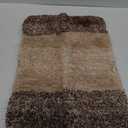 OLANLY Bathroom Rug Mat 24x16, Extra Soft and Absorbent Microfiber Bath Rugs, Non-Slip Plush Shaggy Bath Carpet, Machine Wash Dry, Bath Mats for Bathroom Floor, Tub and Shower, Brown