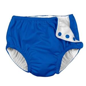 green sprouts Snap Reusable Absorbent Swimsuit Diaper, Color Blue 4T