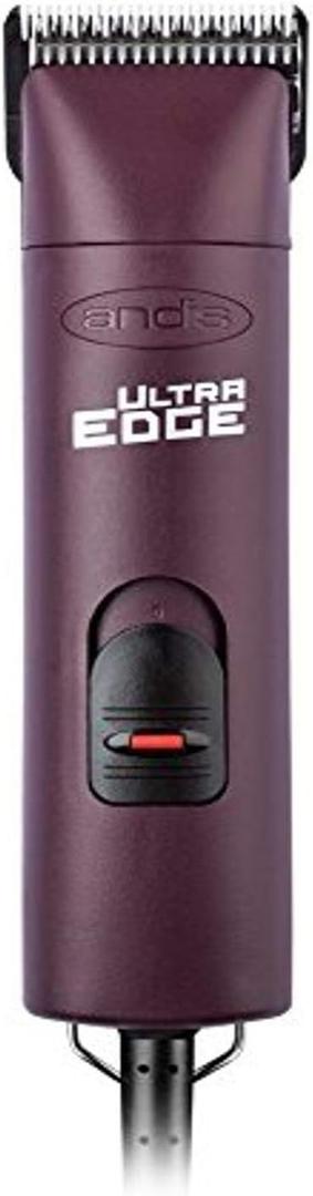 Andis 22685 Professional UltraEdge Super 2-Speed Detachable Blade Clipper Rotary Motor with Shatter-Proof Housing, Runs Calm & Silent, 14-Inch Cord - for All Coats & Breeds - 120 Volts, Burgundy