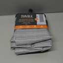 SUN+BLK Nantes Luxury Insulated Total Blackout Grommet Single Curtain Panel, Noise Reducing, Light Blocking, Grey, 52x63