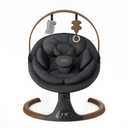 Baby Swings for Infants, Monamii Baby Swing, Bluetooth Infant Swing with Music Speaker, 5 Speeds and Remote Control, Indoor & Outdoor Use (Black)