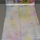Royal Brites Dry Erase Planner & To-Do List Poster (14" x 22") – Reusable Tie-Dye Daily Task Board for Wall, Home, Office & Classroom Organization