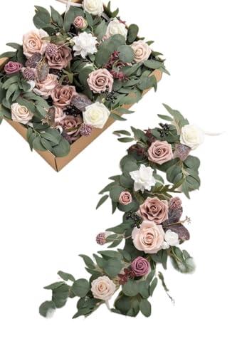 Welcome logo flowers Bright Terracotta Lantern Flowers, 6 Pieces Of Artificial Flowers, Suitable For Wedding Aisle Chair Arch Flower Logo Table Wall Window Cake Decoration For party and wedding decora