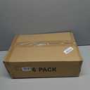 Thickened Clear Shoe Storage Organizer with Magnetic Door, Sturdy Stackable Shoe Boxes for Closet, Collapsible Space-Saving Shoe Rack for Sneakers & Boots, Plastic Shoe Cabinet Box Set, 6 Pack, White