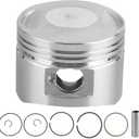 Pistone Pit Bike 125 52Mm Piston,Piston 125 Dirt 52.4Mm Kit,52.4mm 13mm Pin Piston Rings Kit Fit for Loncin/BT Engine PIT PRO PIT Bike Trail Dirt Bike Thumpstar Quad ATV Kart pit bike
