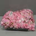 MECCANIXITY Silk Artificial Hydrangea Flowers, Pink Artificial Flowers Heads with Stems, Full Hydrangea Flowers for Wedding Centerpieces, Party Decoration 30 Set