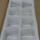 Set of 8 Water Juice Glasses, 13 Oz Lead-Free Drinking Glasses, Lightweight Stemless Wine Glasses for Iced Coffee Tea Soda Cocktails Beer, Modern Glass Cup for Collection Everyday Use Party Bar