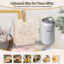 FAYEVIVI 20pcs Party Favor Boxes - Gift Boxes with Lids for Presents, Small Thank You Treat Box, Leather Handle Candy Bags Bulk, for Birthday Bridal Wedding Babyshower (Champagne) (Champgne)