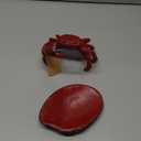 Distressed Red Decorative Cast Iron Crab Shaped Dish