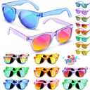 Kids Sunglasses Party Favors - Boys Girls Valentines Day Gifts, Neon Sunglasses with UV 400 Protection for Kids Classroom Favors Birthday Goodie Bags Stuffers - 16 Packs