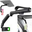 Sun Visor Phone Holder for Car with 360 Swivel Design,Foldable Sunvisor Phone Holder for Car with 180 Adjustable Arm,Universal Cars Phones Holders for Easy Viewing Navigation