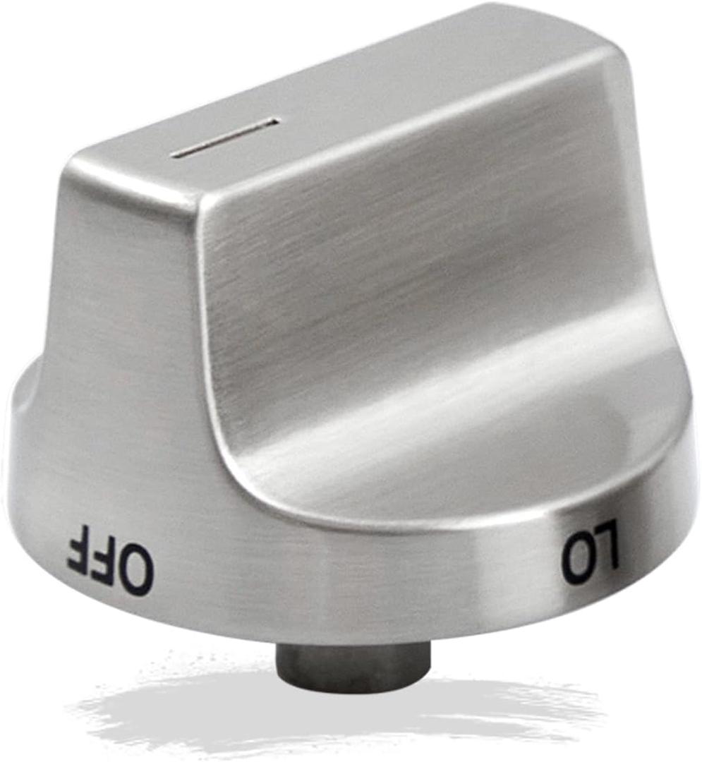 Allstare Stainless Steel W11159630 Stove knob Replacement Parts for Whirlpool Stove Parts Oven Knobs WFG525S0HS0 WFG550S0HZ1 Whirlpool Gas Range Parts Cooktop Control Knob 1 Pack