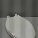 KOHLER 4636-RL-0 Cachet ReadyLatch Elongated Slow Close Toilet Seat, Soft Close Toilet Seat Quiet Lid, Contoured Grip-Tight Bumpers Installation Hardware, Apartment Essentials, White