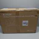 FSA/HSA Eligible Sliding Shower Chair with Padded 360 Swivel Seat, 330lbs Tub Transfer Bench, Non-Slip Arms, Safety Belt, Adjustable Height for Elderly & Disabled Inside Shower