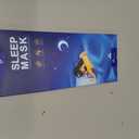 Mavogel Cotton Sleep Eye Mask - Updated Design Light Blocking with Adjustable Nose Bridge, Soft and Comfortable Night Eye Mask for Men Women, Eye Blinder for Shift Work, Includes Travel Pouch, Black