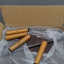 Dog Stairs for Small Dogs and Cats, Dog Ramp for Couch and Bed, Foldable 2-in-1 Wooden Pet Steps for Puppy, Split Ottoman DesignBrown