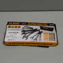 ELEAD Super-Thin Open End Wrench Set | 19-Piece SAE & Metric Sizes | CR-V Nickel Plated | Ultra-Slim Design | Corrosion-Resistant | Durable Roll-Up Pouch for Mechanics