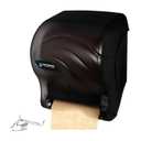 San Jamar Ocean Essence Tear-N-Dry Paper Towel Dispenser, Storage Solution for Bathroom and Kitchen, 14.44" x 11.75" x 9.13", 1 Count, Black Pearl