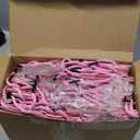 Zhanmai 80 Pcs Mini Gift Bags with Handles, 4.3 x 2.5 x 5 Inches Small Thank You Paper Goodie Bags Bulk for Birthday Wedding Baby Shower Party(Pink)