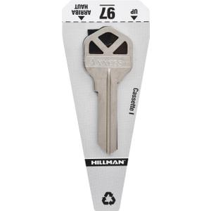 Hillman Multicolored Key Brass House/Entry Key Blank, Set of 5