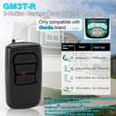 2 for Genie Garage Door Opener Remote GM3T-R, Compatible with Genie Most Garage Door Opener Since 1995, Replacement for GM3T-BX G3T-R G3T-A ACSRS