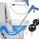 Toilet Snake Drainage Blockage Remover - Flexible Gripper to Retrieve Lost Items & Clean Minor Blockages - Quick Fix for Drain ProblemsAn Economical Solution for Every DIY Plumber