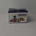 GANIZA Food Processors, Electric Food Chopper with Meat Grinder & Vegetable Chopper - 2 Bowls (8 Cup+8 Cup) with Powerful 450W Copper Motor - Includes 2 Sets of Bi-Level Blades for Fruits/Meat/Nuts