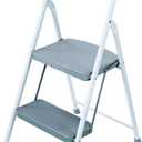 Gorilla Ladders GLS-2CS-2 2-Step Compact Steel Step Stool, 225 lbs. Load Capacity Type II Duty Rating
