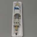 Pneumatic Air Compressor Filter Regulator Combo 1/4" NPT 150 PSI w/Adjustable Gauge-Water Separator,Metal Bracket,Manual Drain,5 Micron Brass Cartridge