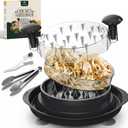 SIHAYA Large Chicken Shredder Tool Twist, Rapid Meat Shredding of Chicken, Beef & More in Seconds  Durable Meat Shredder, Anti-Slip, Dishwasher Safe & Easy to Clean