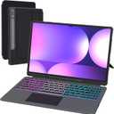 for Samsung Galaxy Tab S9 Ultra/S8 Ultra/S10 Ultra 14.6" Keyboard Case: 7 Colors Backlit Keyboard with Trackpad | Smart Touchpad Magnetic Detachable Keyboard Cover for 14.6 inch Tab S10 Ultra/S9 Ultra