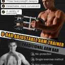 Twister Arm Trainer for Men & Women -4.0 Upgrade 30-270lbs Adjustable Chest Workout EquipmentPortable Home Gym Strength Training for Arms, Shoulder & Upper Body Muscle Building