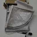 Dorhors 2-Tier Rustic White Corner Bathroom Shelf