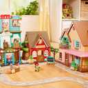 Li'l Woodzeez  Woodland Schoolhouse Dollhouse Playset with 1 Doll Figure, Miniature Furniture & Accessories  Encourages Imaginative Pretend Play for 3+ Years