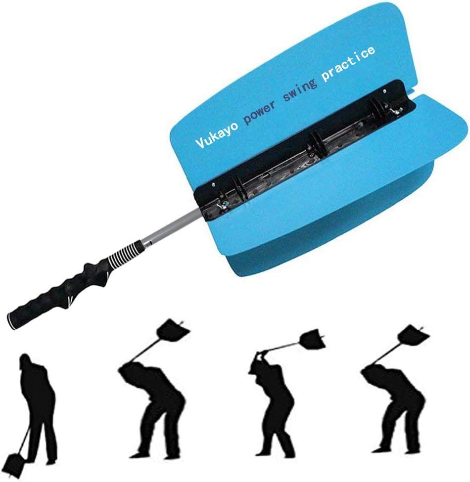 Golf Power Resistance Trainer,Golf Swing Training aid Fan for Golf Power Swing (Blue)