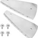 10 Inch Ice Auger Blades Compatible with StrikeMaster Lite-Flite Drill Lazer Mag Power Augers Blade, Ice Fishing Auger Blades for Strikemaster 40v Ice Auger Parts LPD-10PB