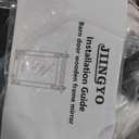 Farmhouse Bathroom Mirror, 48x36 Inch Black Vanity Mirror for Wall, Wood Framed Rustic Mirror Rectangular Wall Decor Mirrors for Entryway Living Room Bedroom