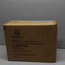 Famiware Dinnerware Sets for 4, Ocean Square 12-Piece Kitchen Plates and Bowls Sets, Microwave and Dishwasher Safe, Scratch Resistant, Light khaki