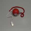 Chewie Viral 360 Smart Automatic Rolling Pet Ball - Interactive Dog & Cat Toy (Red)