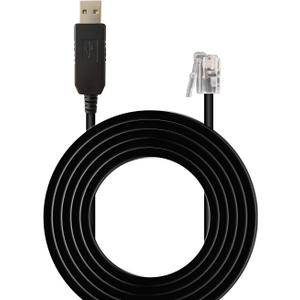 Radar Detector Power Cord for Beltronics, Escort Passport 9500ix, Uniden R3 R7 - RJ11 to USB Cable 6 FT