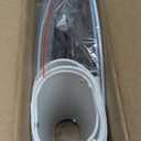 Lamp Shades Set of 1. . . Drum Lamp shadesFits Harp-Style Bedside & FloorEasy Assembly(Ships Rolled Flat) (White - Pack of 1, Medium)