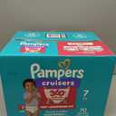Pampers Diapers - Cruisers 360 - Size 7, 70 Count, Babyproof up to 100% Leakproof Pull-On Diaper