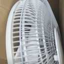 Shop-Air 16" Oscillating Table Fan, 3 Speeds, High-Velocity, Quiet & Powerful Air Circulation, 70 Adjustable Head Tilt,Ideal for Home, Bedroom or Office, White