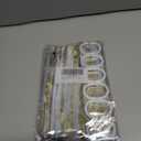 JAWO Abstract Teal Blue Shower Curtain, Lake Blue Boho Ombre Minimalist Chic Art Shower Curtains, Modern Neutral Contemporary Striped Brush Strokes Tan Art Waterproof Bathroom Curtain with 12 Hooks (47"W x 64"L (Pack of 1))