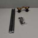 Decorative Black Curtain Rod 18 to 45 Inches Adjustable Drapery Rod with Bird Finials Heavy Duty Curtain Rods for Windows Living Room Kitchen