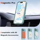 Case for iPhone 17 Pro 6.3'' Compatible with Mag-Safe [Camera Control Button] [Camera Protection] Matte Translucent Military Grade Shockproof Phone Case, Lake Blue