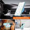 Gritup for Samsung Galaxy S25 Ultra Case:Compatible with MagSafe Function,Metal Kickstand+[HD Screen Protector2],Military Grade Drop Proof Protective Magnetic Case for Galaxy S25 Ultra,Baby Blue